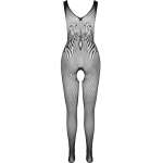 PASSION - BS098 BLACK BODYSTOCKING ONE SIZE