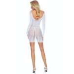 PASSION - BS110 BODYSTOCKING WHITE POINTS