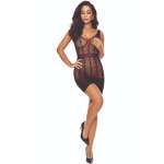 PASSION - BS113 BLACK LACE BODYSTOCKING