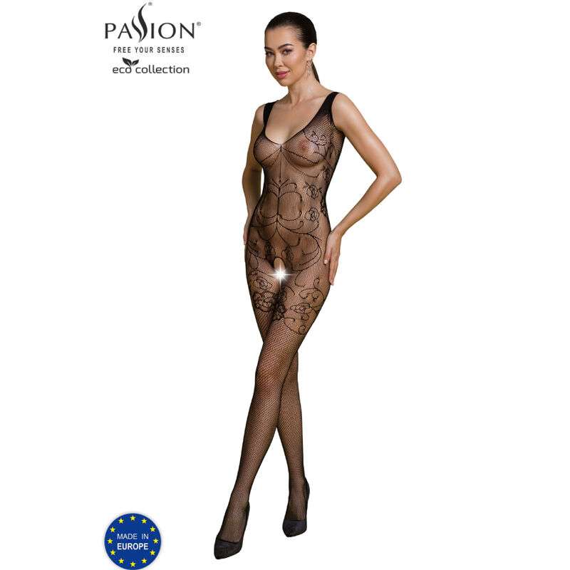 PASSION - ECO COLLECTION BODYSTOCKING ECO BS012 BLACK PASSION - ECO COLLECTION BODYSTOCKING ECO BS012 BLACK