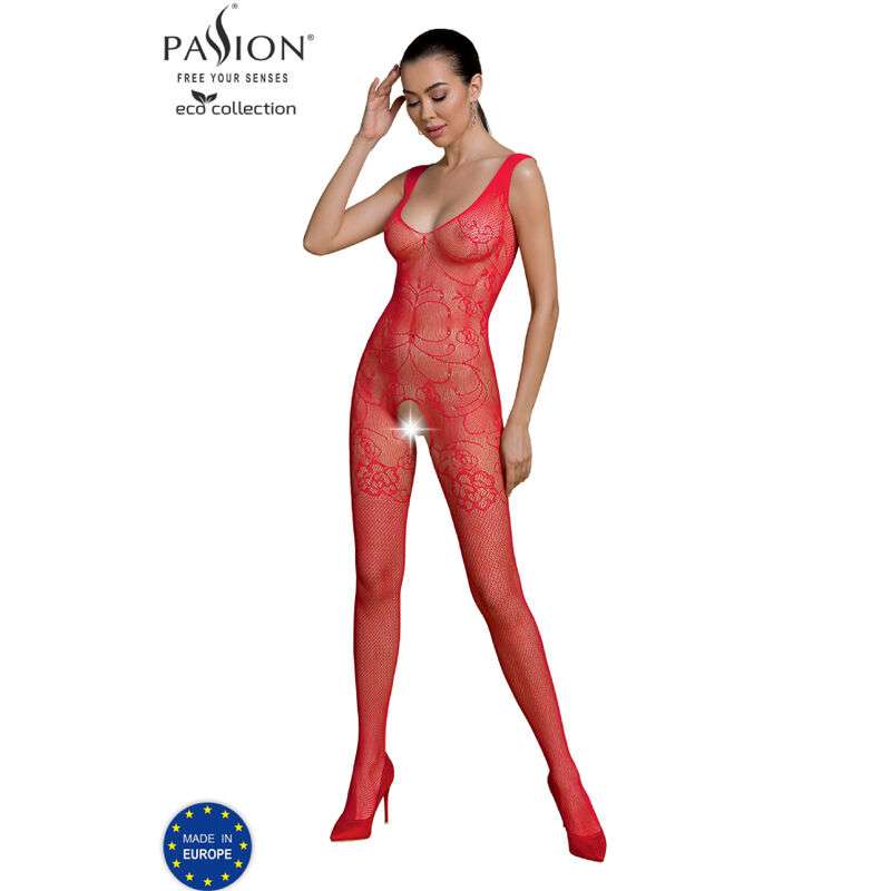 PASSION - ECO COLLECTION BODYSTOCKING ECO BS012 RED PASSION - ECO COLLECTION BODYSTOCKING ECO BS012 RED