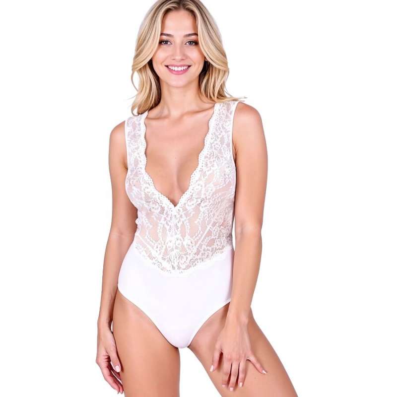PASSION - EVALIE BODY WHITE L/XL PASSION - EVALIE BODY WHITE L/XL