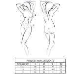 PASSION - RESILQUE BRA + THONG SET BLACK L/XL