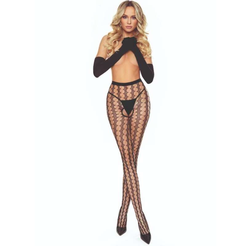 PASSION - TIOPEN 031 BLACK TIGHTS 1/2 PASSION - TIOPEN 031 BLACK TIGHTS 1/2