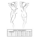 PASSION - TIVOLEA BRA + THONG SET VIOLET L/XL