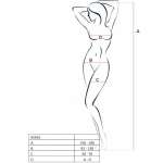 PASSION - WOMAN BS016 BODYSTOCKING BLACK ONE SIZE