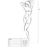 PASSION - WOMAN BS019 WHITE BODYSTOCKING ONE SIZE