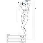 PASSION - WOMAN BS027 BLACK DRESS STYLE BODYSTOCKING ONE SIZE