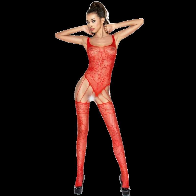 PASSION - WOMAN BS034 RED BODYSTOCKING ONE SIZE PASSION - WOMAN BS034 RED BODYSTOCKING ONE SIZE