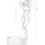 PASSION - WOMAN BS035 WHITE BODYSTOCKING ONE SIZE