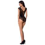 PASSION - WOMAN BS064 BODYSTOCKING BLACK ONE SIZE