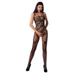 PASSION - WOMAN BS076 BODYSTOCKING ONE SIZE BLACK