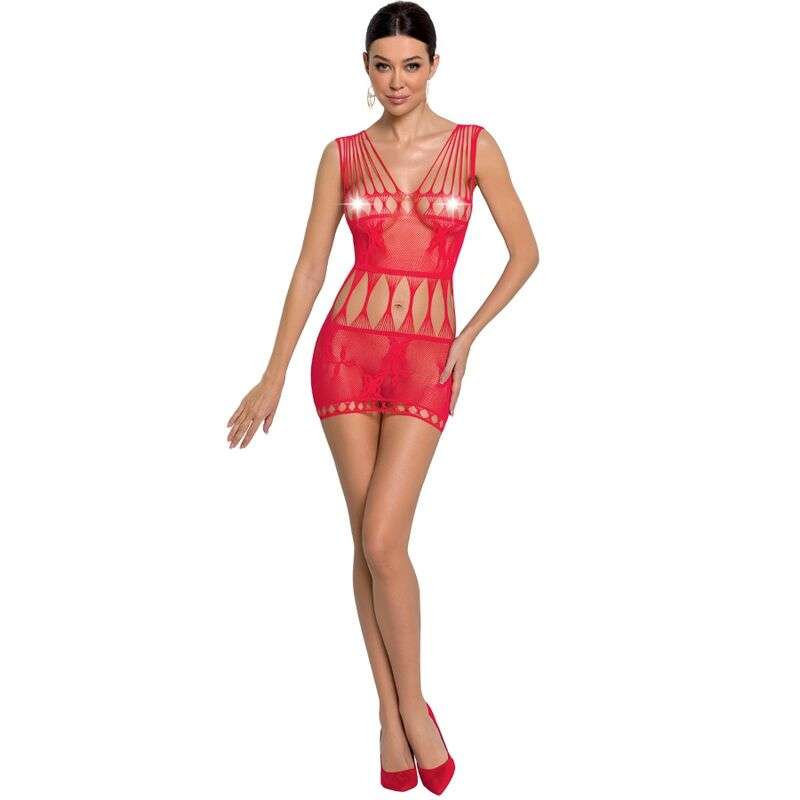 PASSION - WOMAN BS090 RED BODYSTOCKING ONE SIZE PASSION - WOMAN BS090 RED BODYSTOCKING ONE SIZE
