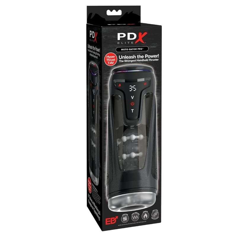 PDX ELITE - MOTO-BATOR PRO THRUSTING STROKER AUTOMATIC VIBRATING AND WARMING MASTURBATOR 26.5 CM PDX ELITE - MOTO-BATOR PRO THRUSTING STROKER AUTOMATIC VIBRATING AND WARMING MASTURBATOR 26.5 CM
