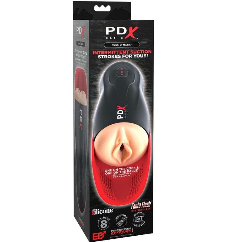 PDX ELITE - STROKER FUCK-O-MATIC VAGINA DOUBLE VIBRATION PENIS & TESTICLES PDX ELITE - STROKER FUCK-O-MATIC VAGINA DOUBLE VIBRATION PENIS & TESTICLES