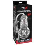 PDX ELITE - VIEWTUBE VAC XXL TRANSPARENT STROKER WITH SUCTION PUMP 27.3 CM