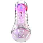PDX ELITE - VIEWTUBE XXL LED TRANSPARENT STROKER 27.3 CM
