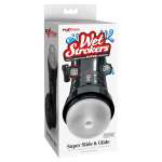 PDX EXTREME - SLIDE & GLIDE SELF-LUBRICATING MASTURBATOR CLEAR