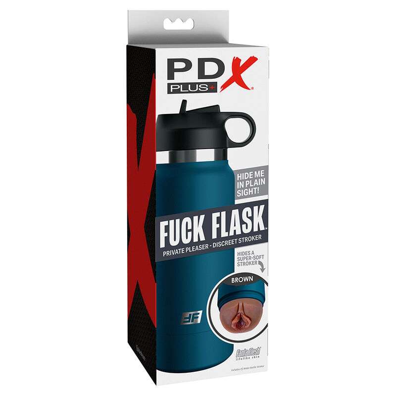 PDX PLUS - FUCK FLASK VAGINE DISCRET STROKER BROWN MODEL 1 PDX PLUS - FUCK FLASK VAGINE DISCRET STROKER BROWN MODEL 1