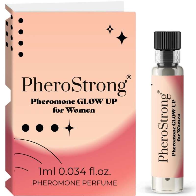 PHEROSTRONG - GLOW UP PHEROMONE PERFUME FOR WOMEN 1 ML PHEROSTRONG - GLOW UP PHEROMONE PERFUME FOR WOMEN 1 ML