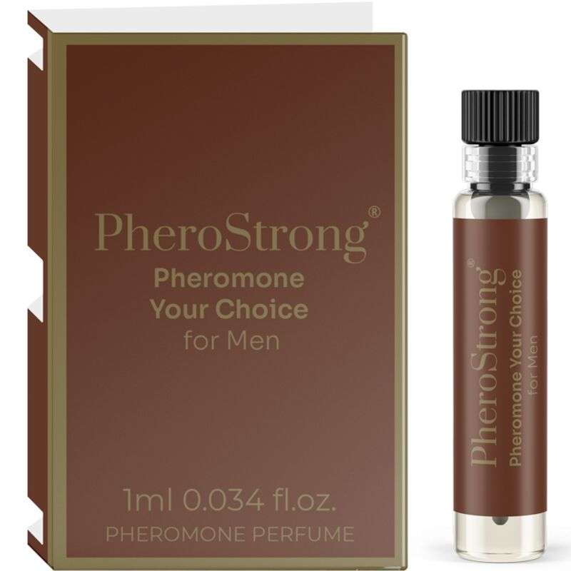 PHEROSTRONG - PHEROMONE PERFUME YOUR CHOICE FOR MEN 1 ML PHEROSTRONG - PHEROMONE PERFUME YOUR CHOICE FOR MEN 1 ML