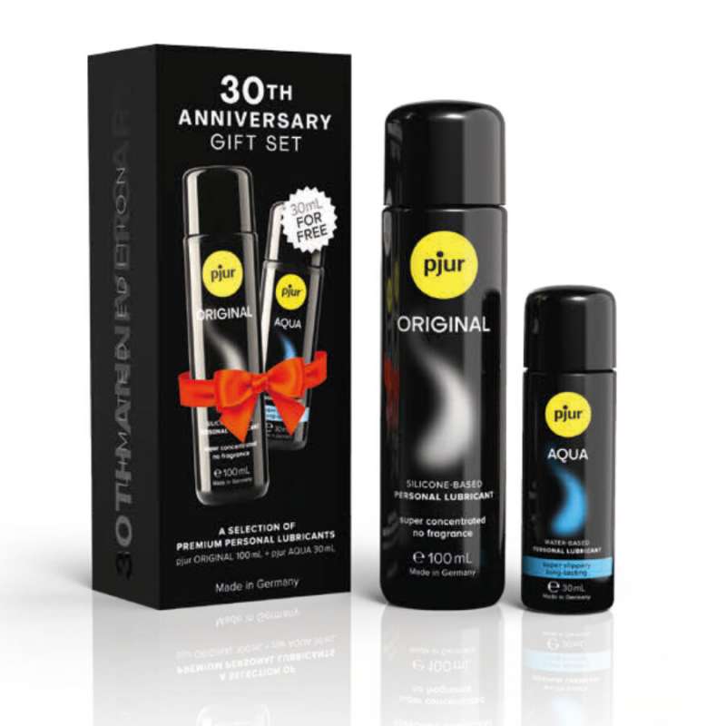 PJUR - SET 30TH ANNIVERSARY PJUR ORIGINAL 100 ML + PJUR AQUA 30 ML AS A GIFT PJUR - SET 30TH ANNIVERSARY PJUR ORIGINAL 100 ML + PJUR AQUA 30 ML AS A GIFT