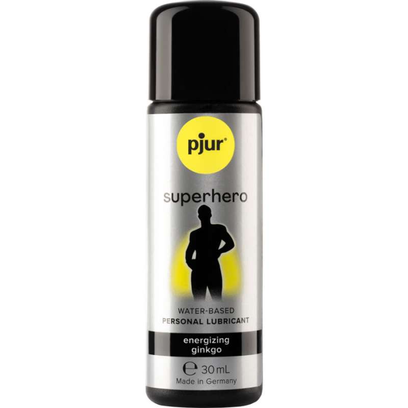 PJUR - SUPERHERO ENERGIZING LUBRICANT GINKGO 30 ML PJUR - SUPERHERO ENERGIZING LUBRICANT GINKGO 30 ML