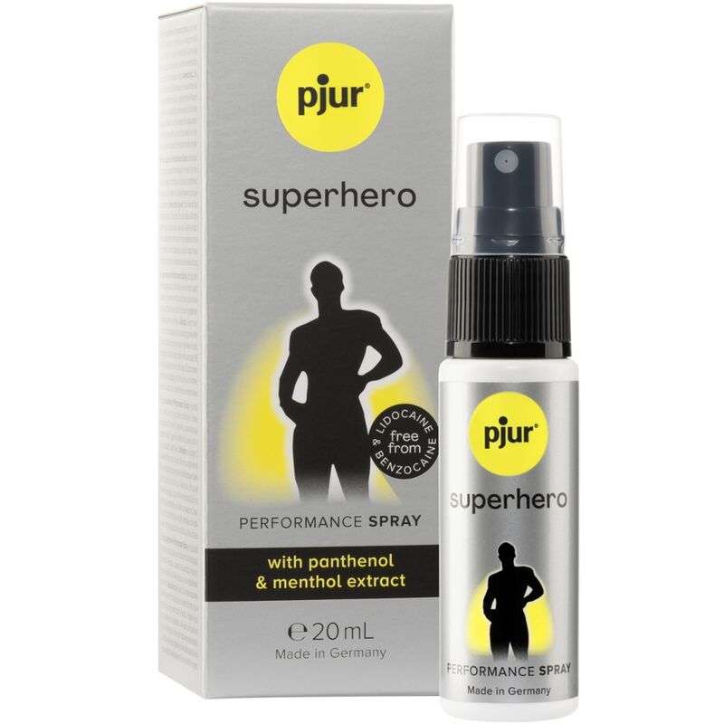 PJUR - SUPERHERO PERFORMANCE RETARDANT SPRAY 20 ML PJUR - SUPERHERO PERFORMANCE RETARDANT SPRAY 20 ML