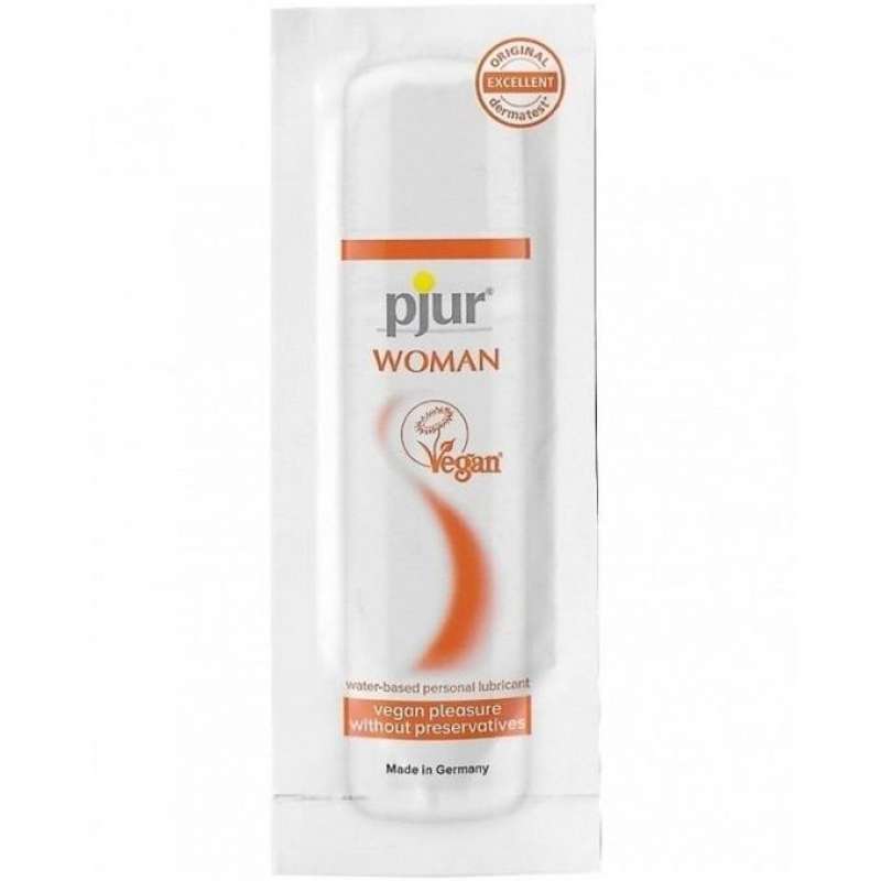 PJUR - WOMAN VEGAN WATER-BASED LUBRICANT 2 ML PJUR - WOMAN VEGAN WATER-BASED LUBRICANT 2 ML