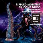 POWER MONSTERS - ABYSSAL TENTACLE TRICOLOR FANTASY SILICONE DILDO 46 CM Ø 7 CM