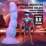 POWER MONSTERS - ALIEN FANTASY SILICONE DILDO 20.5 CM Ø 4.8 CM