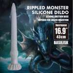 POWER MONSTERS - BASILISK FANTASY SILICONE DILDO 43 CM Ø 5 CM
