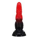POWER MONSTERS - FIRE DRAGON FANTASY DILDO WITH SUCTION CUP 24.5 CM Ø 5.8 CM RED & BLACK