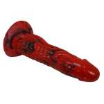 POWER MONSTERS - MINOTAUR FANTASY DILDO WITH SUCTION CUP 21 CM Ø 5 CM RED & BLACK