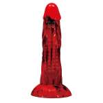 POWER MONSTERS - MINOTAUR FANTASY DILDO WITH SUCTION CUP 21 CM Ø 5 CM RED & BLACK