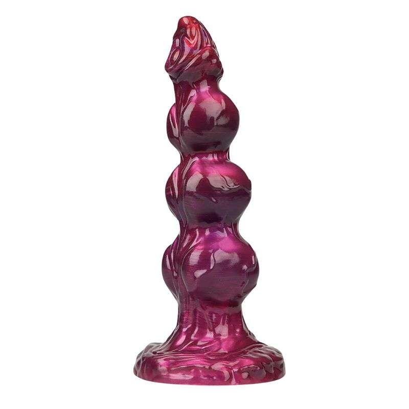 POWER MONSTERS - PRIMAL BEASTLORD PINK TRANSLUCENT FANTASY SILICONE DILDO 26 CM Ø 5 CM