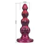 POWER MONSTERS - PRIMAL BEASTLORD PINK TRANSLUCENT FANTASY SILICONE DILDO 26 CM Ø 5 CM