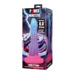 POWER MONSTERS - VOID PYTHON FANTASY DILDO WITH SUCTION CUP 20.5 CM Ø 5.2 CM BLUE, PURPLE & PINK