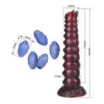 POWER MONSTERS - VOIDCLAW BRUTE BICOLOR INFLATABLE FANTASY SILICONE DILDO 29 CM Ø 5.7 CM