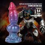 POWER MONSTERS - Eldritch Sentinel kaksivärinen fantasiasilikonidildo 24 cm Ø 5 cm