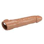 PRETTY LOVE - ADJUSTABLE PENIS EXTENSION SLEEVE 26 CM Ø 4 CM NATURAL