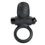 PRETTY LOVE - ADRIEN VIBRATING PENIS RING 10 FUNCTIONS BLACK