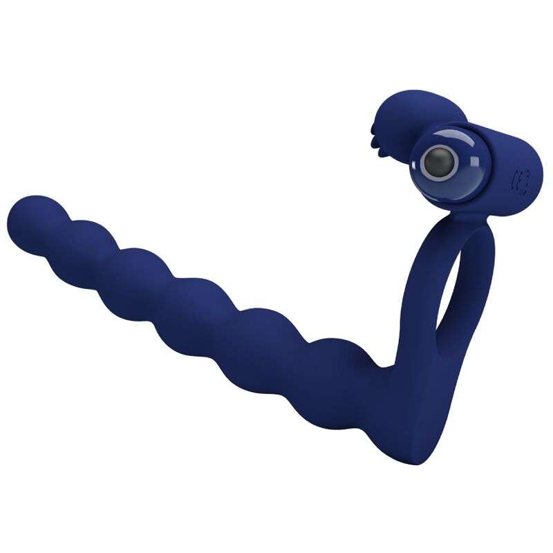 PRETTY LOVE - AJMAL VIBRATING RING WITH PLUG BLUE PRETTY LOVE - AJMAL VIBRATING RING WITH PLUG BLUE