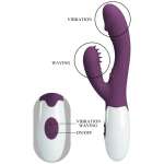 PRETTY LOVE - Andre rabbit-vibraattori ja g-Point stimulaattori violetti