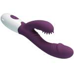 PRETTY LOVE - Andre rabbit-vibraattori ja g-Point stimulaattori violetti