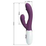 PRETTY LOVE - Andre rabbit-vibraattori ja g-Point stimulaattori violetti