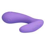 PRETTY LOVE - ANDROMEDA RECHARGEABLE DUAL STIMULATION VIBRATOR PURPLE