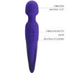 PRETTY LOVE - ANTONY YOUTH WAND VIBRATOR VIOLET HEAT EFFECT