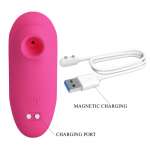 PRETTY LOVE - ARILA RECHARGEABLE CLITORAL SUCTION STIMULATOR WITH VIBRATION PINK