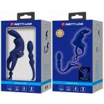 PRETTY LOVE - AYAD RABBIT VIBRATOR RING WITH PLUG BLUE